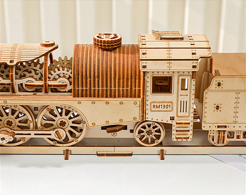 Fifijoy Steam Train 3D Wooden Puzzle