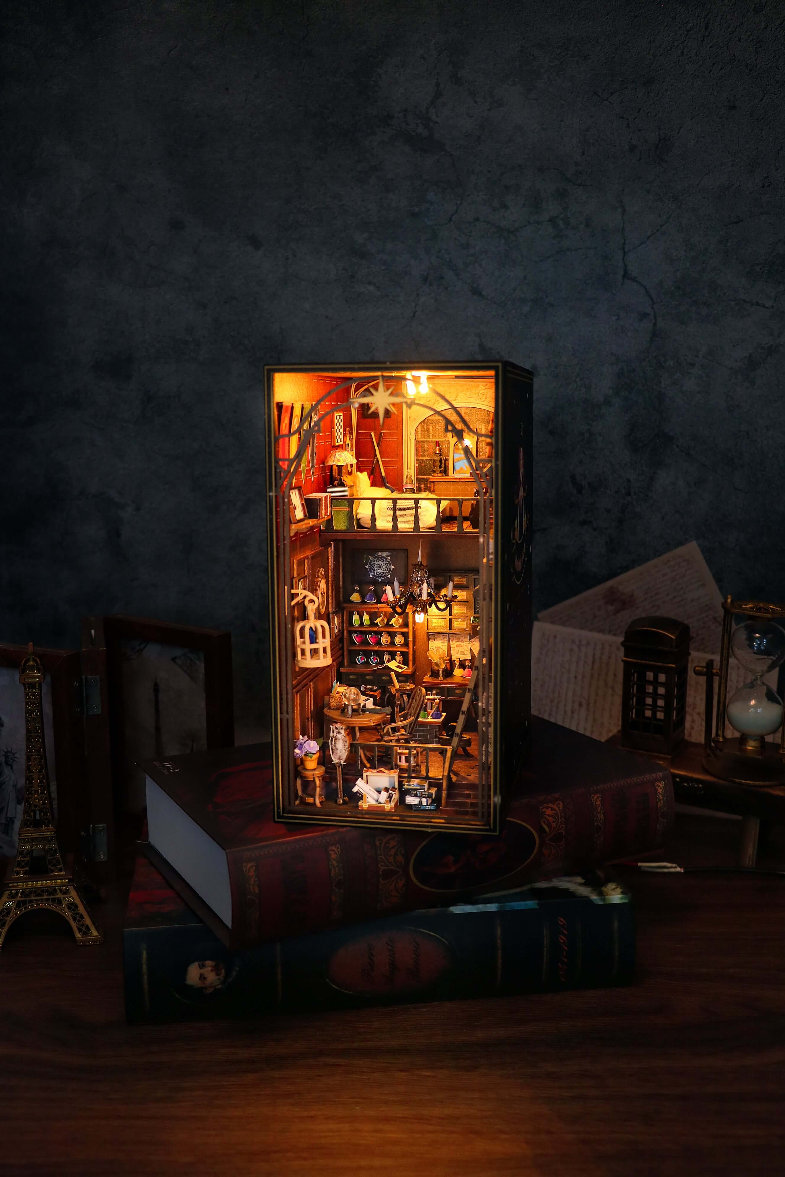 ByAnavrin Mira Magic House DIY Book Nook Craft Kit